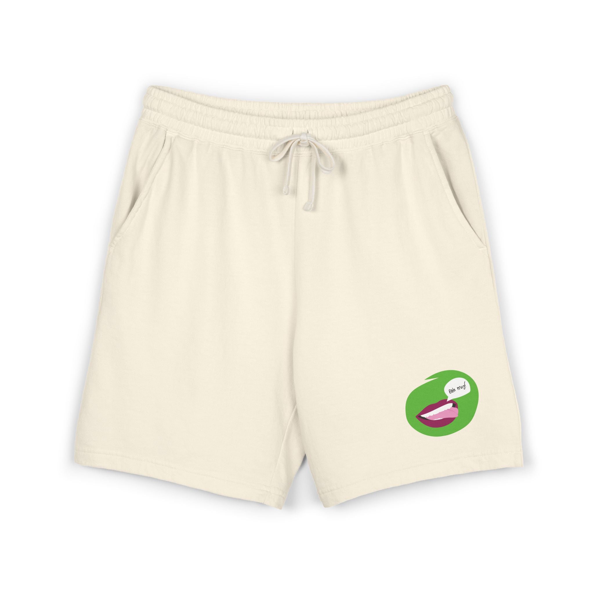 Unisex Garment-Dyed Lightweight Fleece Sweat Shorts
