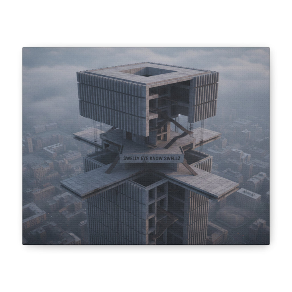 Eye Know Tower Matte Canvas, Stretched, 1.25"