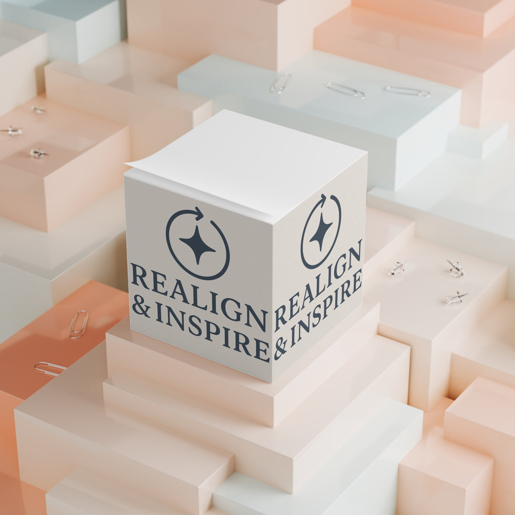 Realign & Inspire Note Cube